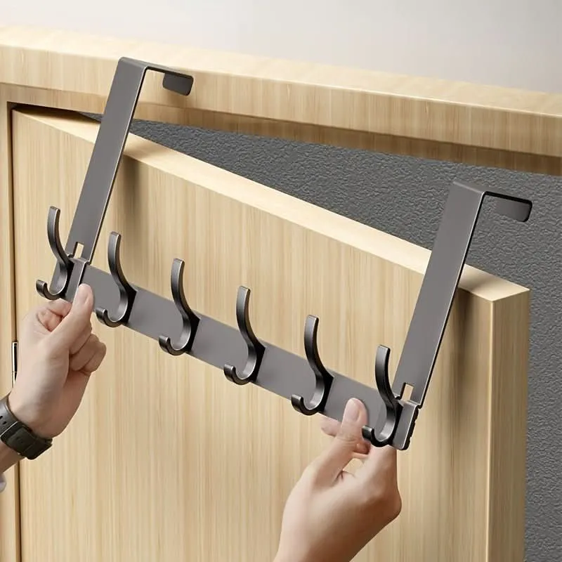 Deurhaak – Aluminium haaklijst over de deur, zonder boren of schroeven