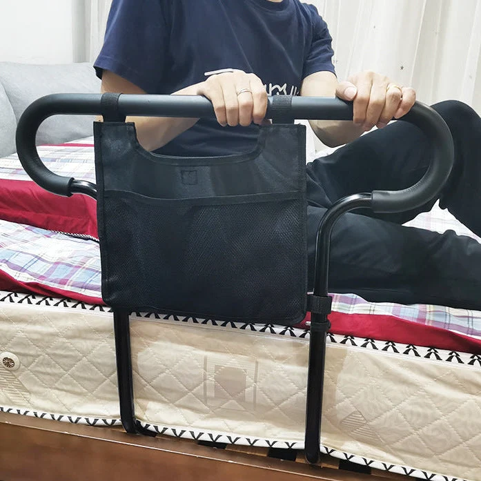 Bedrand met steungreep – Aluminium, in hoogte verstelbaar tot 55 cm