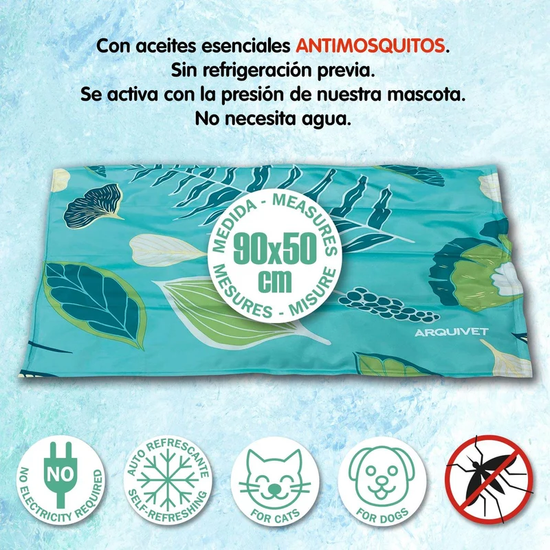 Alfombra refrescante antimosquitos
