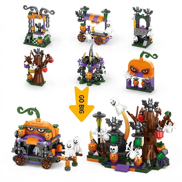 Bouwsteenkalender – 31 ministructuren achter 24 deurtjes met vijf minifiguren