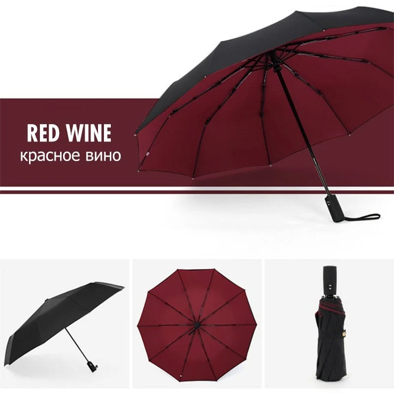 Stormparaplu – Windbestendig, Compact & Ergonomisch Handvat 110 cm