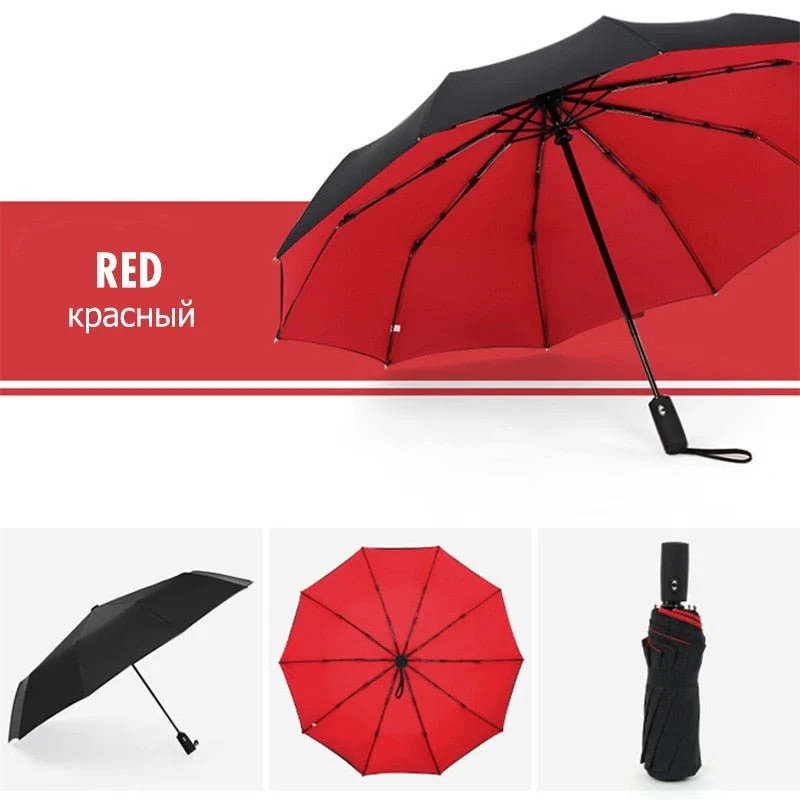 Stormparaplu – Windbestendig, Compact & Ergonomisch Handvat 110 cm