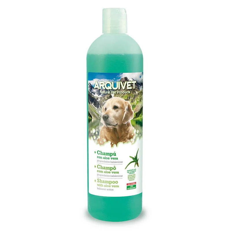 Champú natural calmante con aloe vera (250 ml. / 750 ml.)