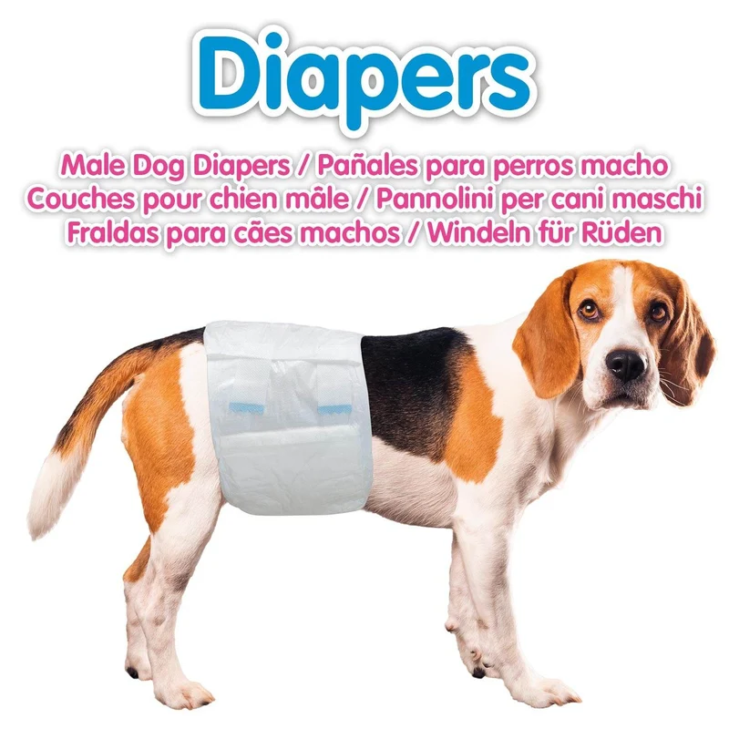 Pañales para perro macho
