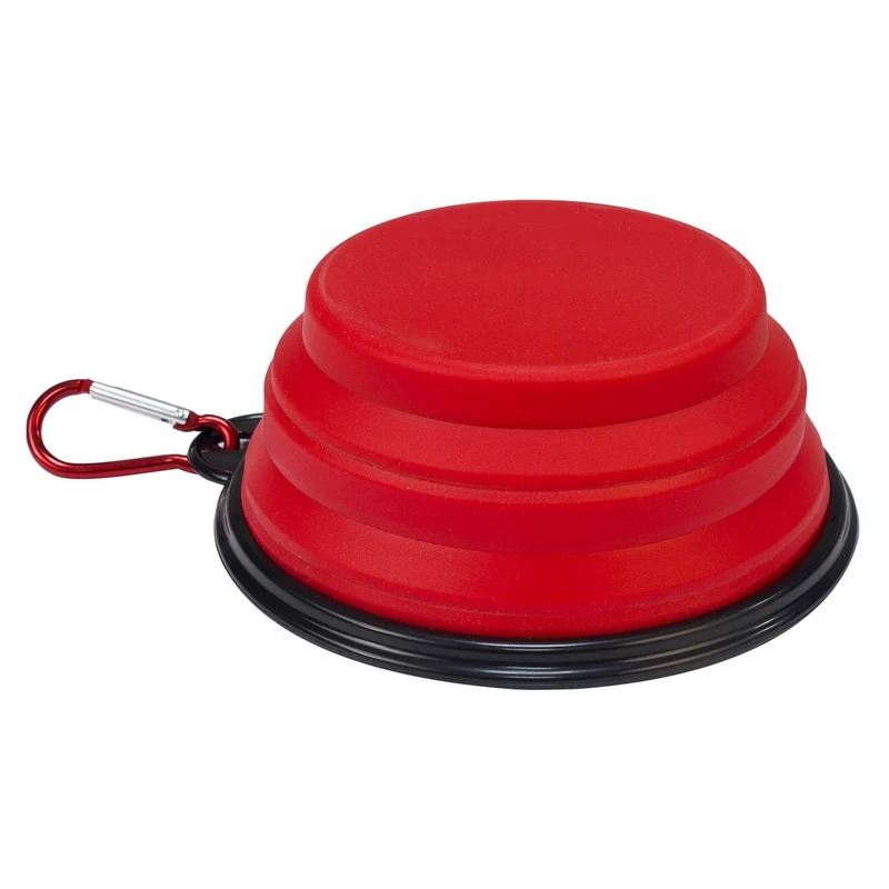 Comedero de silicona plegable