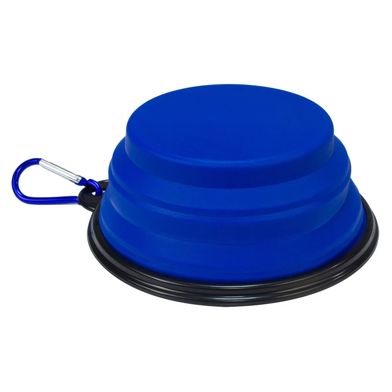 Comedero de silicona plegable
