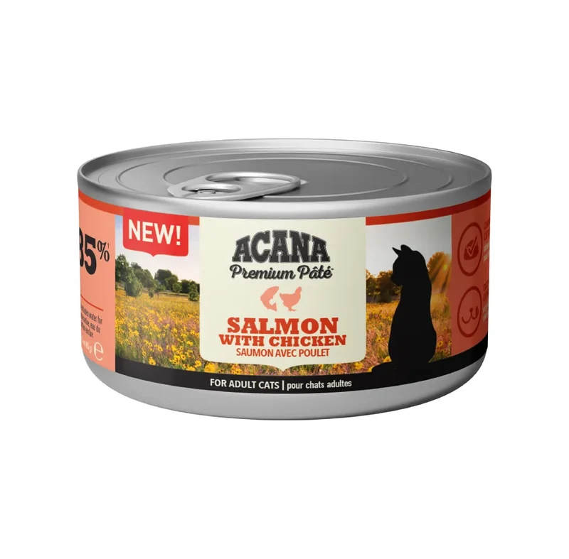 Acana Premium Patè Salmone e Pollo Per Gatti 85g