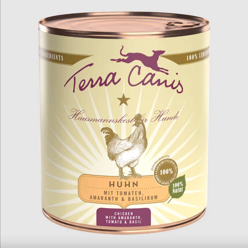 Terra Canis Pollo con pomodoro, amaranto e basilico
