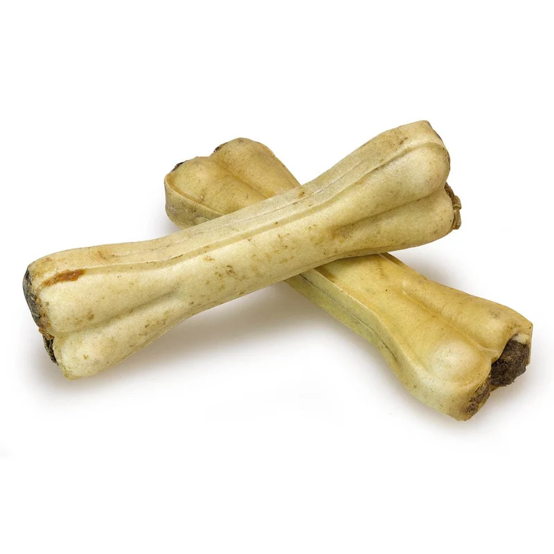 Hueso prensado piel de búfalo relleno de tripa de búfalo