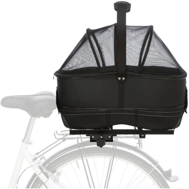 Cesto posteriore per cani per bicicletta versione molto lunga