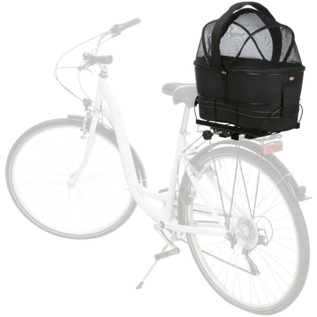 Cesto posteriore per cani per bicicletta