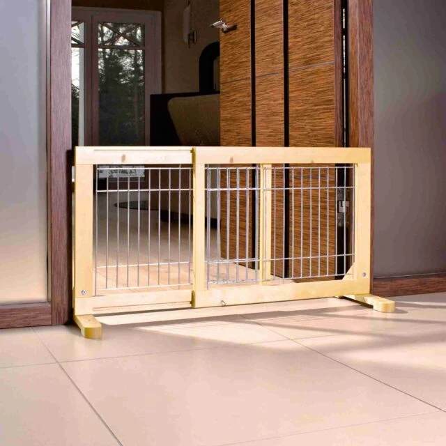 Cancelletto per cani in legno di pino
