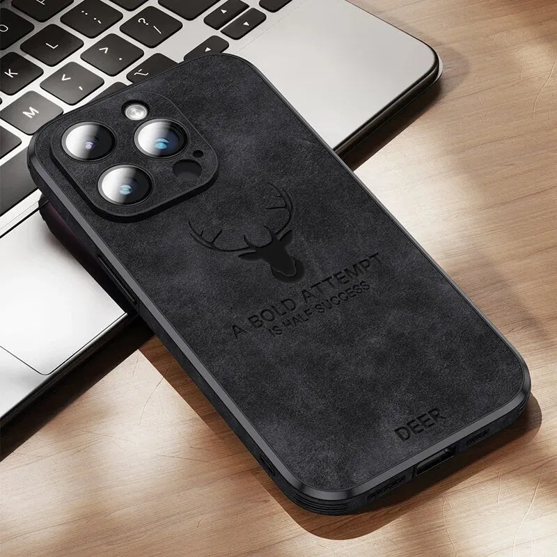Luxvera – iPhone-hoes echt leer slank & schokbestendig – stijlvol design