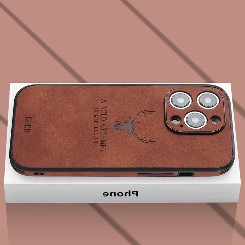 Luxvera – iPhone-hoes echt leer slank & schokbestendig – stijlvol design
