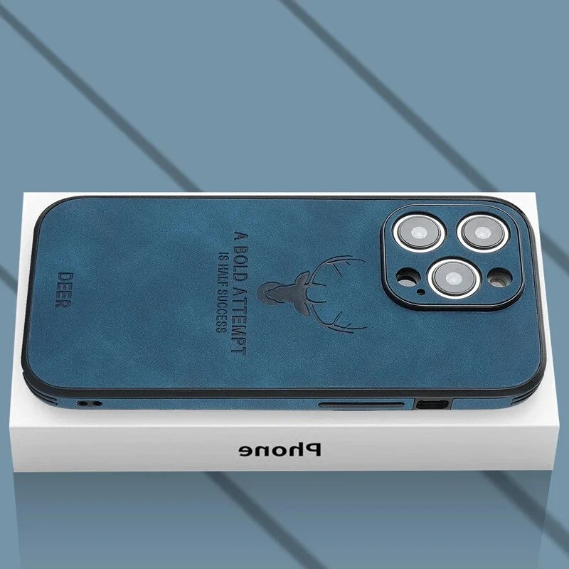 Luxvera – iPhone-hoes echt leer slank & schokbestendig – stijlvol design
