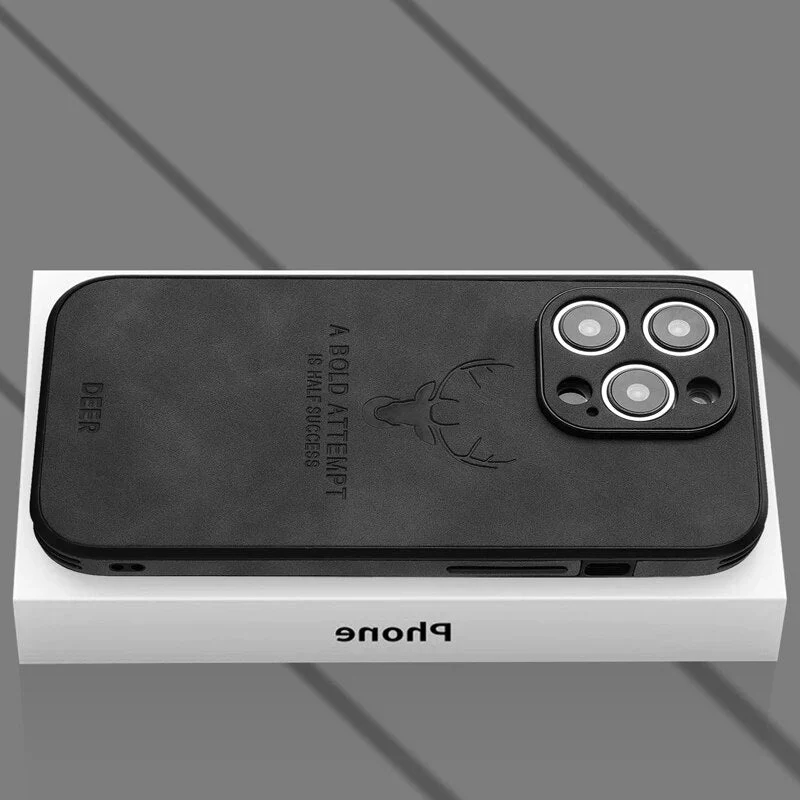 Luxvera – iPhone-hoes echt leer slank & schokbestendig – stijlvol design