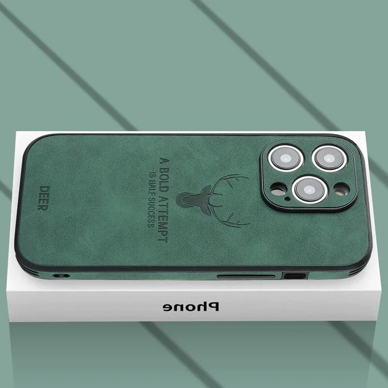 Luxvera – iPhone-hoes echt leer slank & schokbestendig – stijlvol design