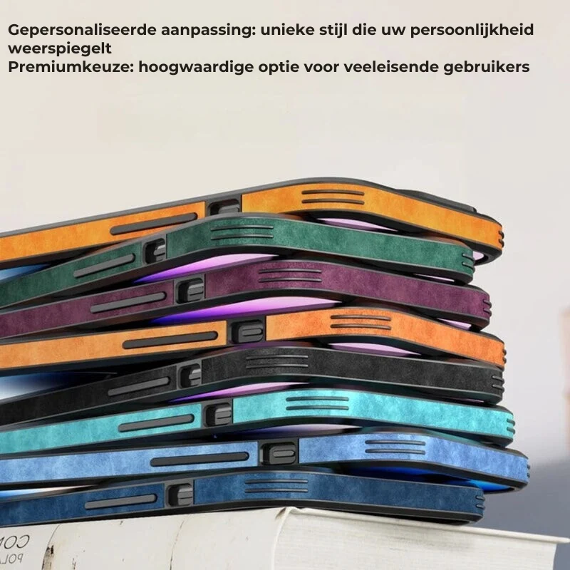 Luxvera – iPhone-hoes echt leer slank & schokbestendig – stijlvol design