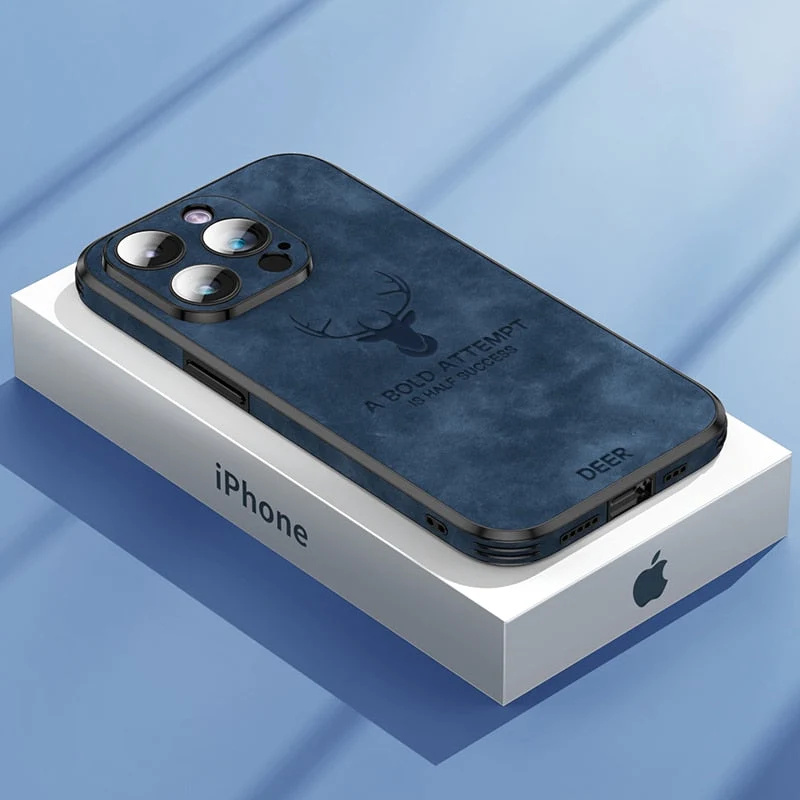 Luxvera – iPhone-hoes echt leer slank & schokbestendig – stijlvol design