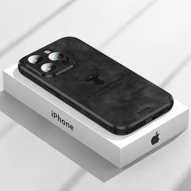 Luxvera – iPhone-hoes echt leer slank & schokbestendig – stijlvol design