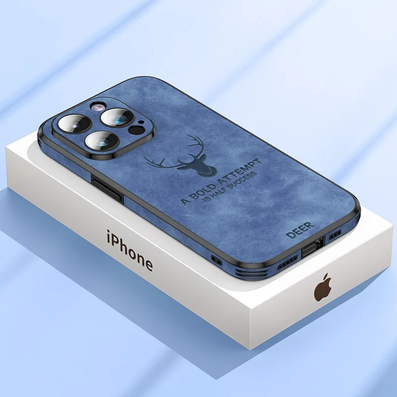 Luxvera – iPhone-hoes echt leer slank & schokbestendig – stijlvol design