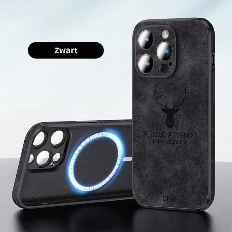 Luxvera – iPhone-hoes echt leer slank & schokbestendig – stijlvol design