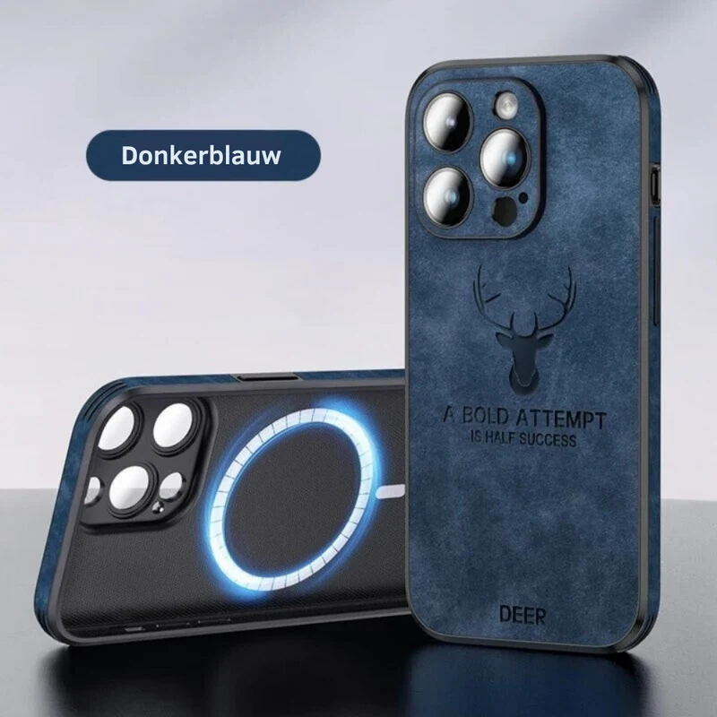 Luxvera – iPhone-hoes echt leer slank & schokbestendig – stijlvol design