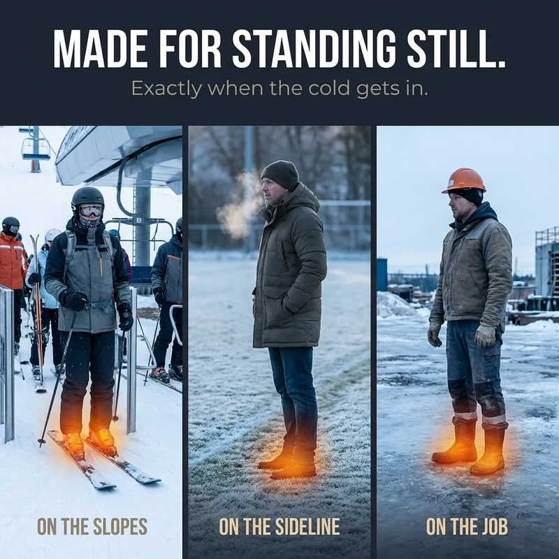 Verwarmde inlegzolen – op USB voor skiën en lange dagen buiten