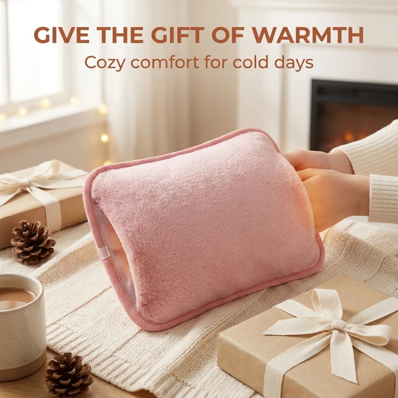 Handwarmer – oplaadbaar met zachte hoes voor koude winterdagen