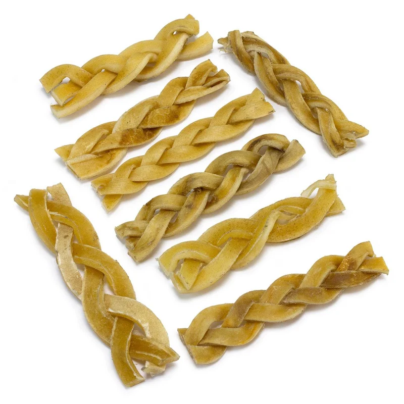 Trenzado de Piel de Búfalo - 100 g - 12cm - 5 unidades