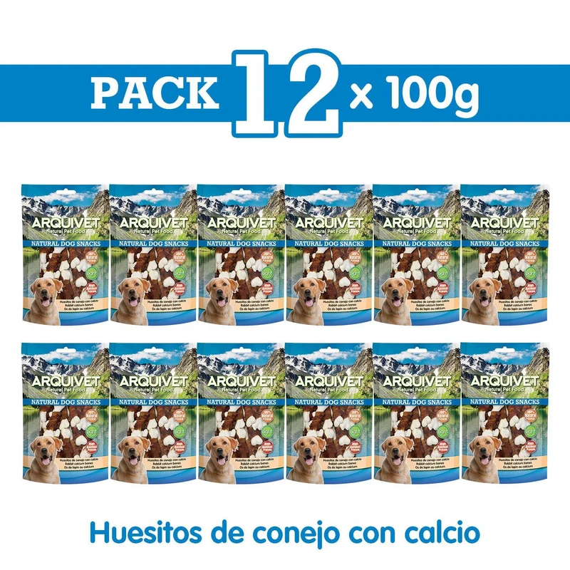 Huesitos de conejo con calcio - 13 cm