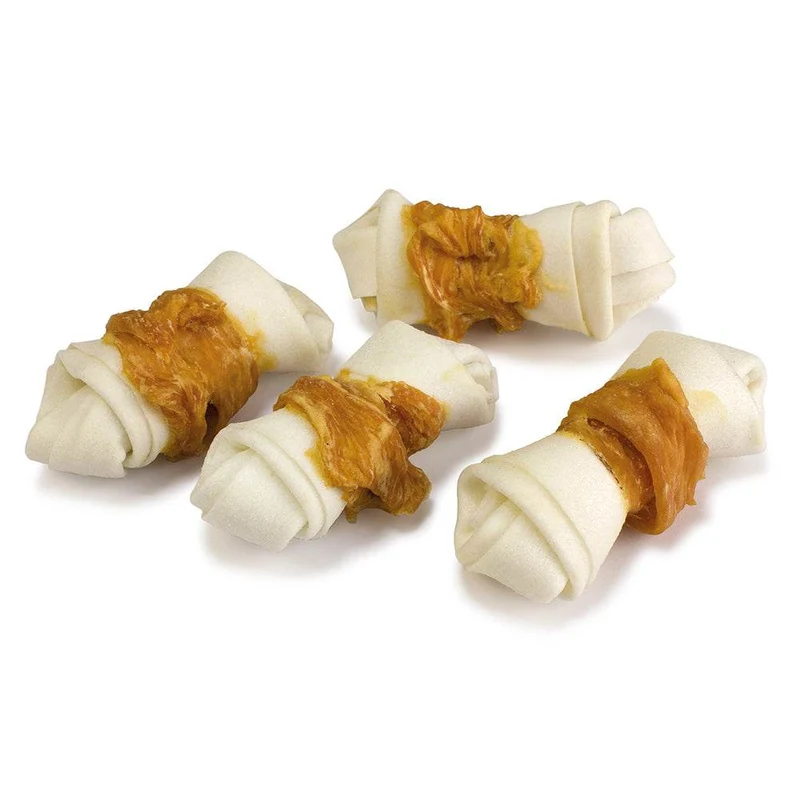 Huesos nudo con pollo