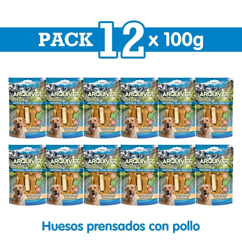 Huesos prensados con pollo