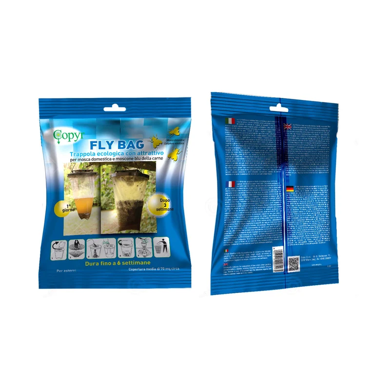 Fly Bag Trappola Ecologica Con Attrattivo Per Mosche