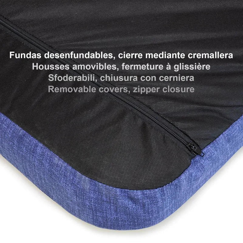 Colchoneta color liso con huella (8 modelos)