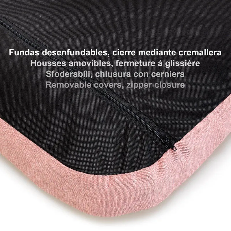 Colchoneta color liso con huella (8 modelos)