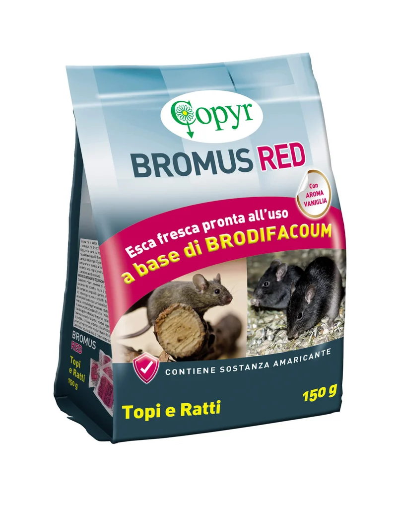 Bromus Red Esca Rodenticida 150g