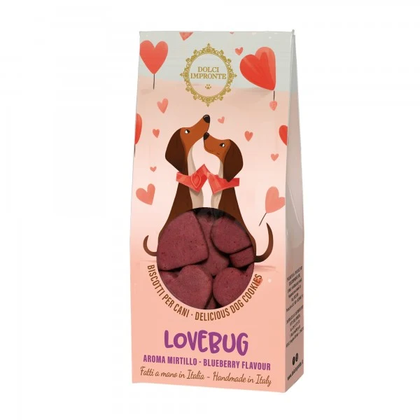 Dolci Impronte - Lovebug - Biscotti 80gr al Mirtillo