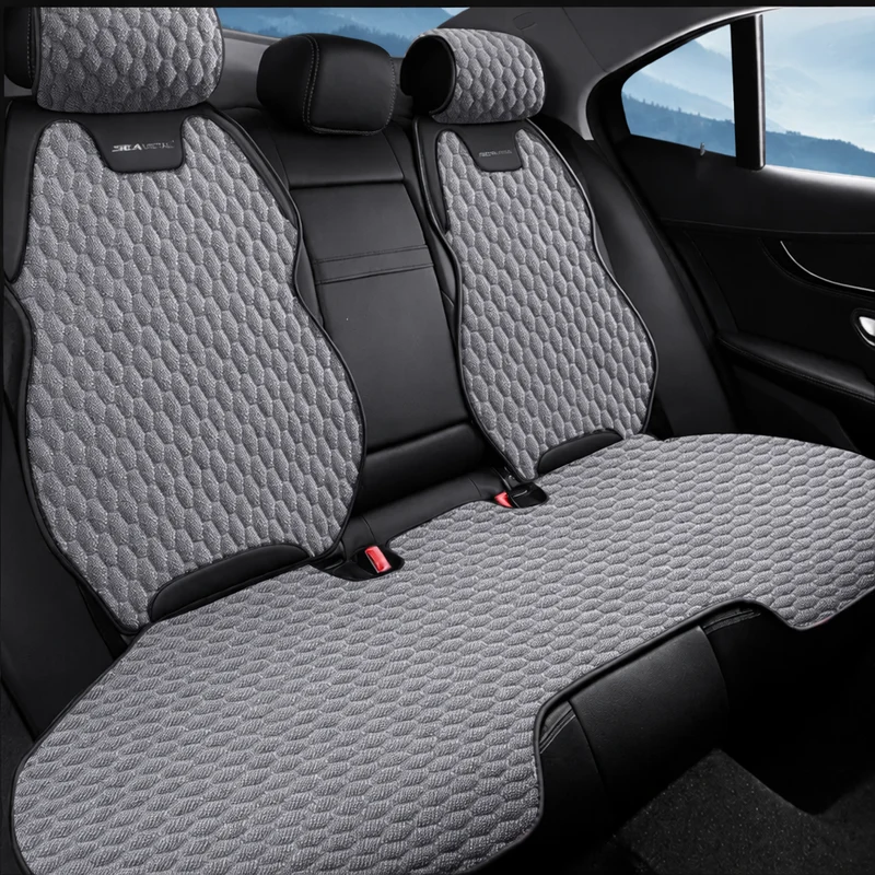 Linnen Autostoelhoes – Ademend, Antislip & Universele Bescherming voor Elke Auto