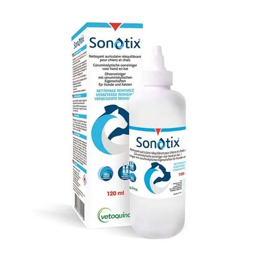 Vetoquinol Sonotix detergente auricolare cani e gatti (120 ml)