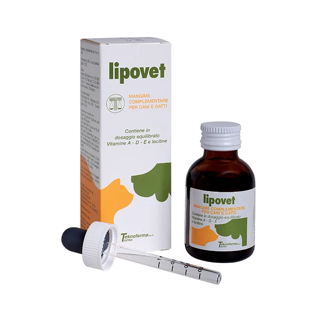 Lipovet Gocce Integratore Vitaminico Cani E Gatti 50 ml