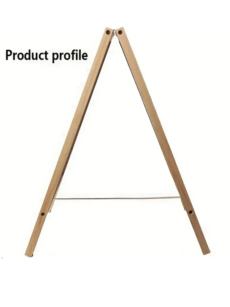 Opvouwbaar Schoolbord – Dubbelzijdig, Uitwisbaar & Houten Frame
