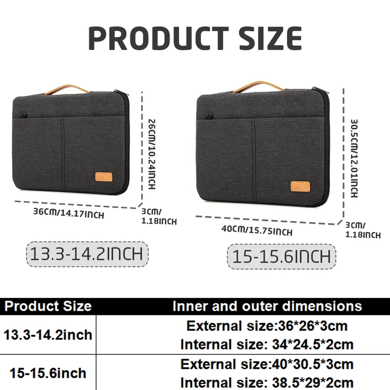 Laptophoes 13–16 Inch – Slank, Lichtgewicht & Schokbestendig