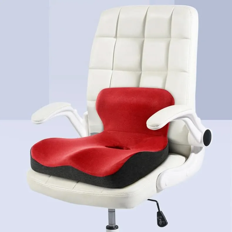 Ergonomisch Zitkussen – L-Vorm, Memory Foam & Ademende Hoes
