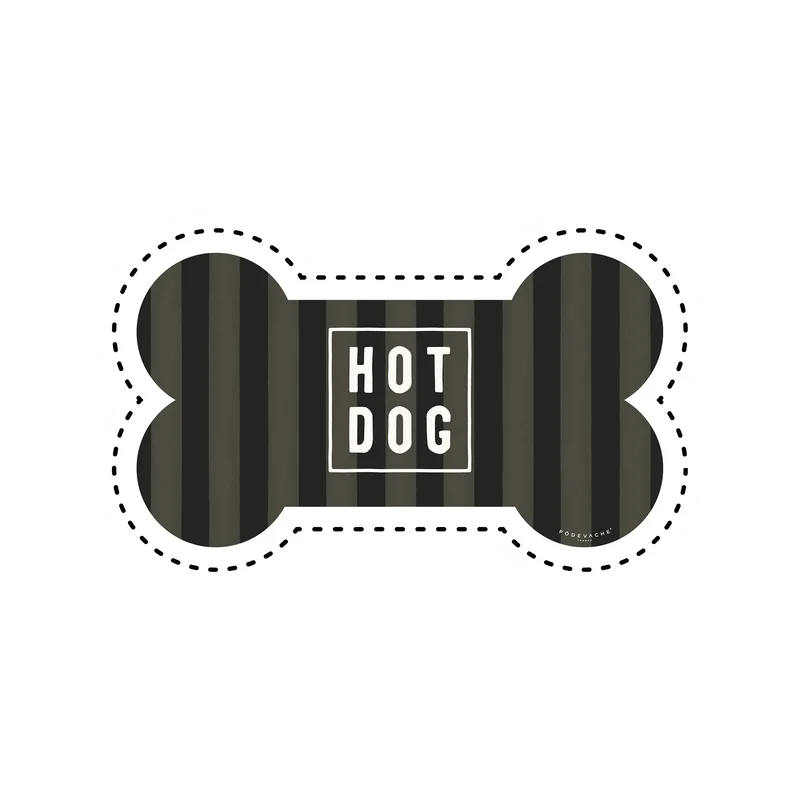 Tappetino in vinile per ciotola di hot dog
