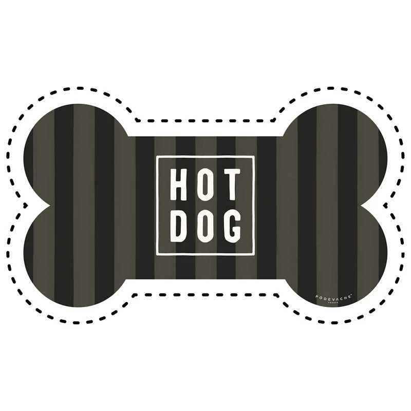 Tappetino in vinile per ciotola di hot dog