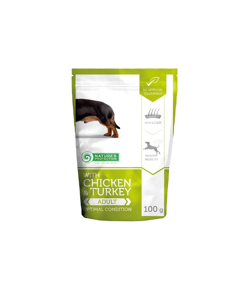 Nature's Protection POUCH umido cane adult pollo & tacchino 100 gr