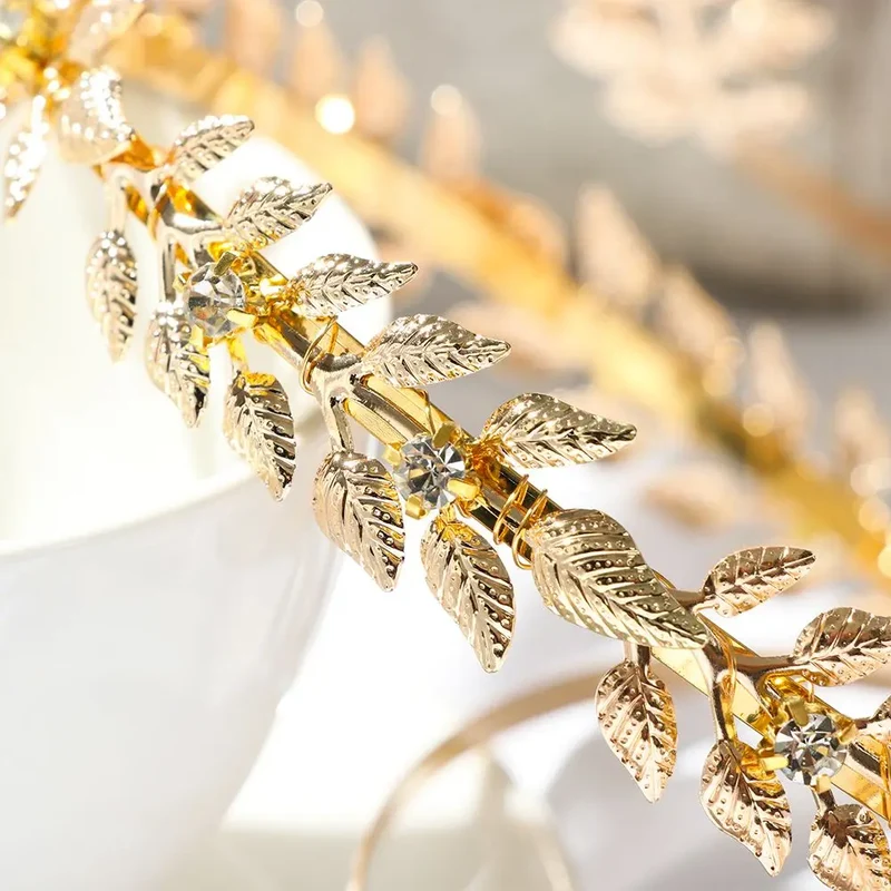 Gouden haarband bruiloft – Odyssee haarband carnaval hoofdtooi