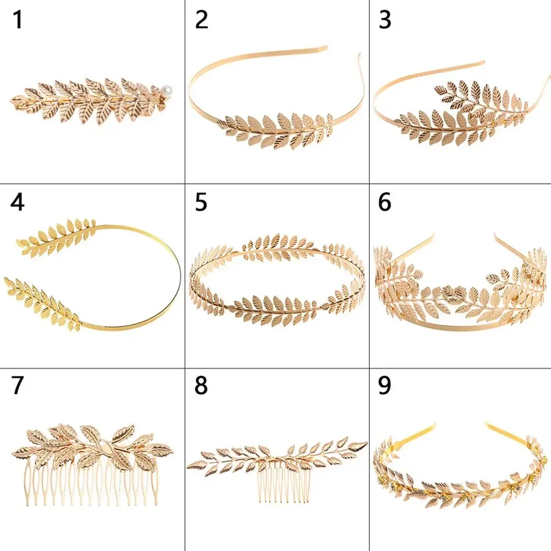 Gouden haarband bruiloft – Odyssee haarband carnaval hoofdtooi