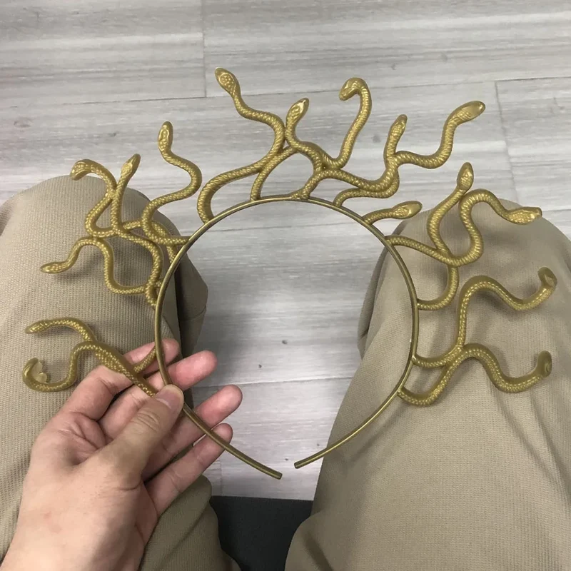 Medusa hoofdband slangen – Griekse mythologie carnaval hoofdtooi